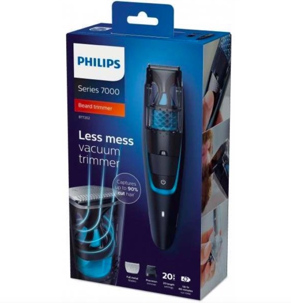 philips series 7000 less mess vacuum trimmer