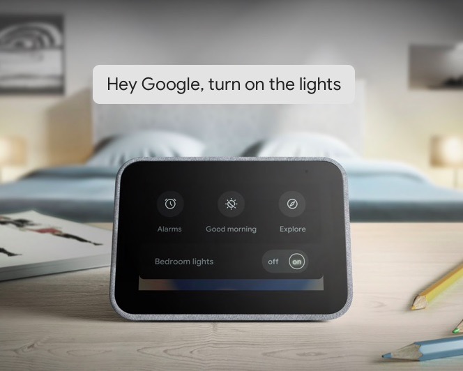 google lenovo alarm clock