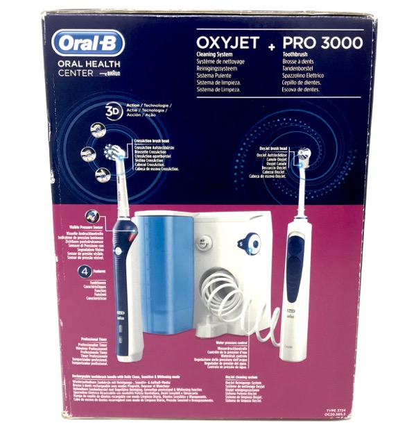 Braun Oral B Professional Care Oxyjet Pro 3000 Toothbrush And Oral