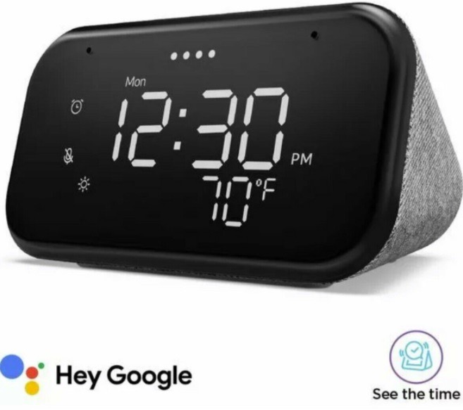 lenovo alarm clock with google assistant