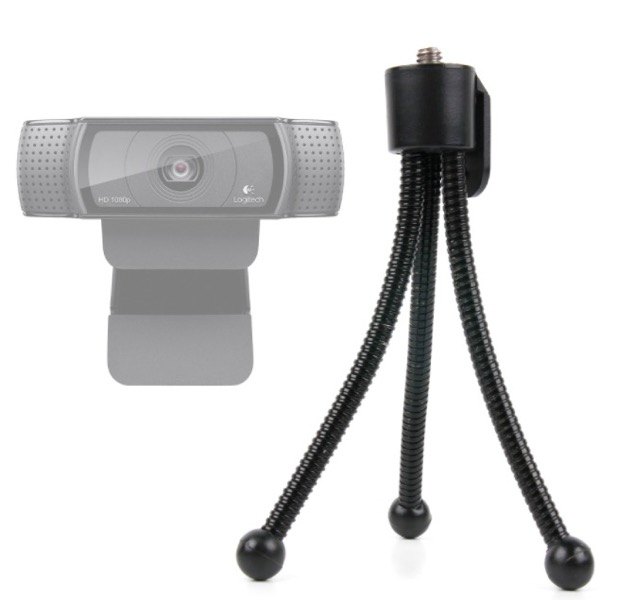 Logitech HD PRO C920 +TRIPOD USB 1080p Webcam (PC & MAC Zoom Video ...