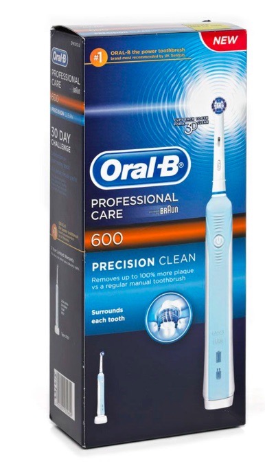 Braun Oral B 600 Professional Care Presicion Clean Electric Toothbrush