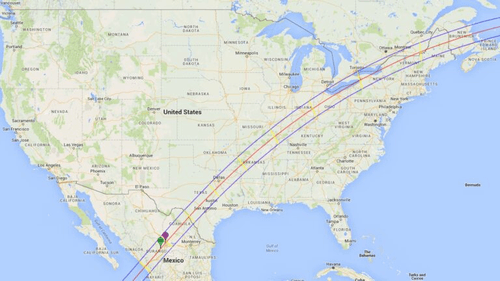 Track of totality